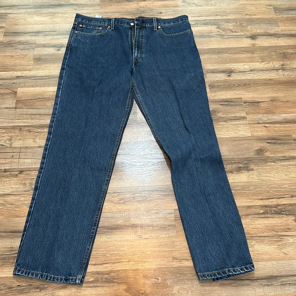LEVI 550 JEAN PANTS  MEN W40L34 BLUE RELAX FIX